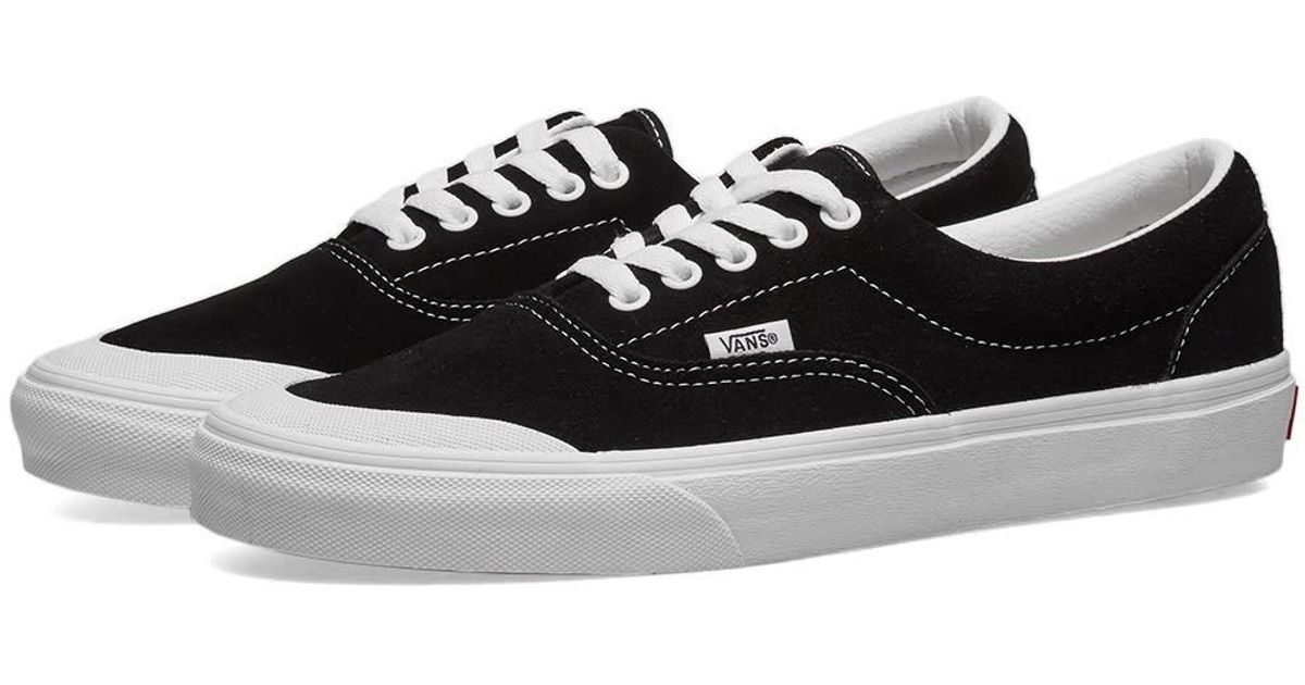 vans era tc black suede