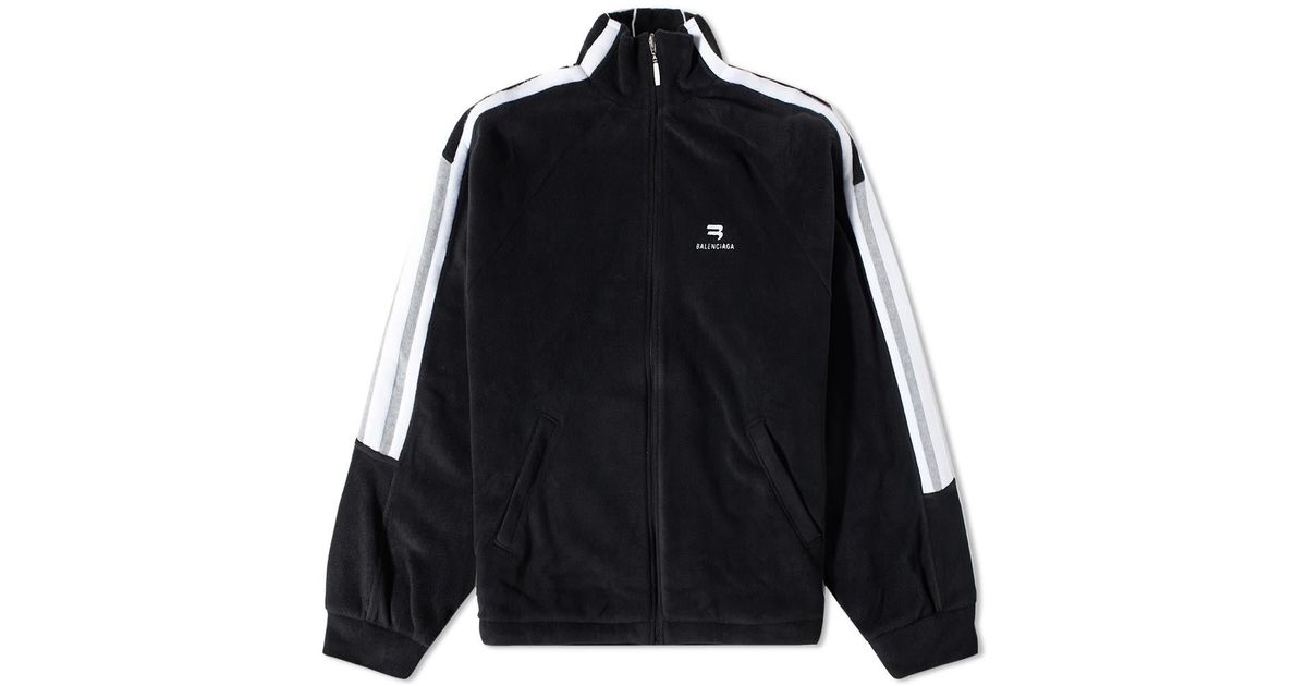 balenciaga track jacket grey