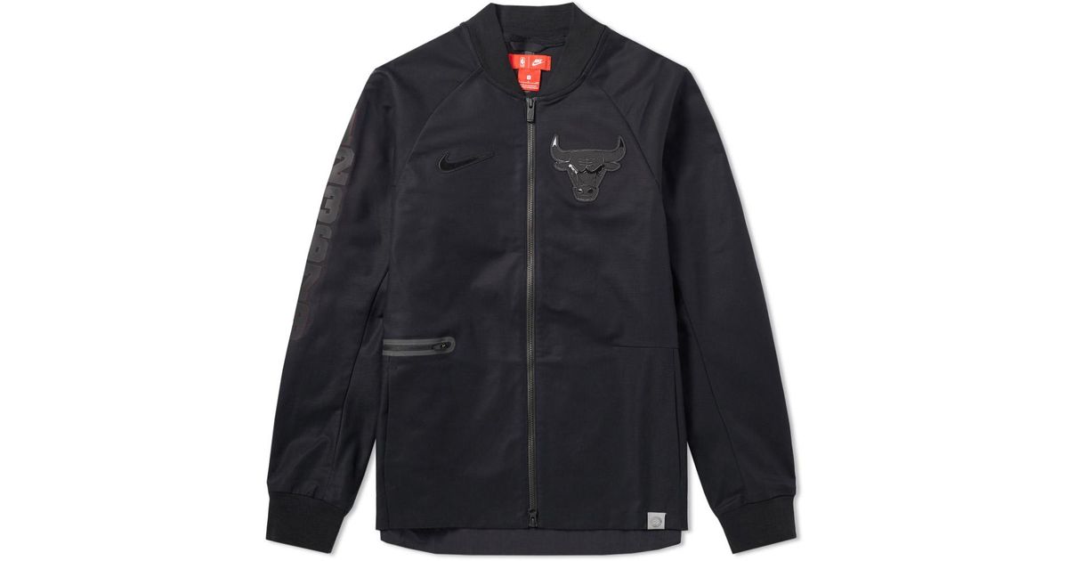 nike lakers modern varsity jacket