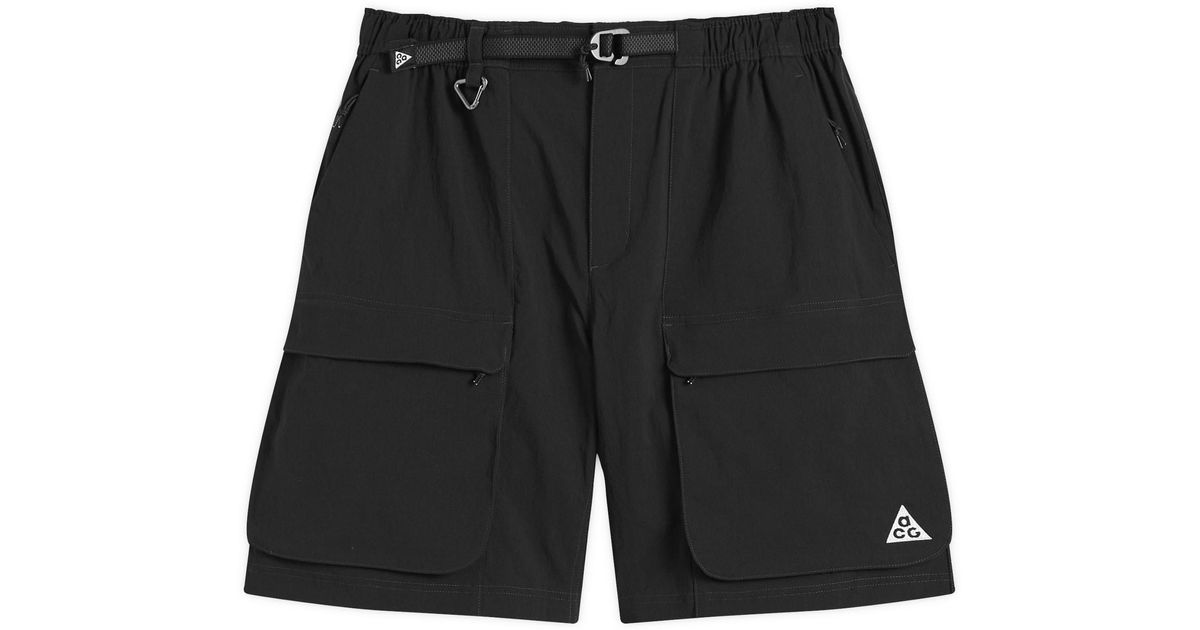 Nike Acg Smith Summit Cargo Short in Black for Men | Lyst