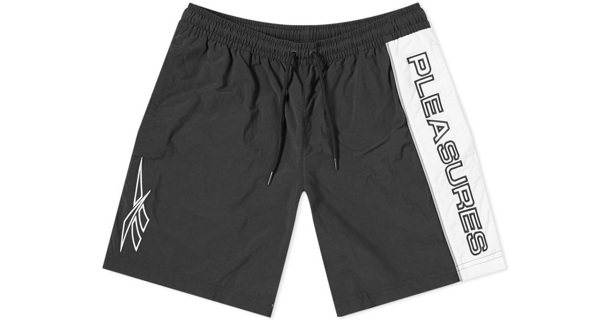 pleasures reebok shorts