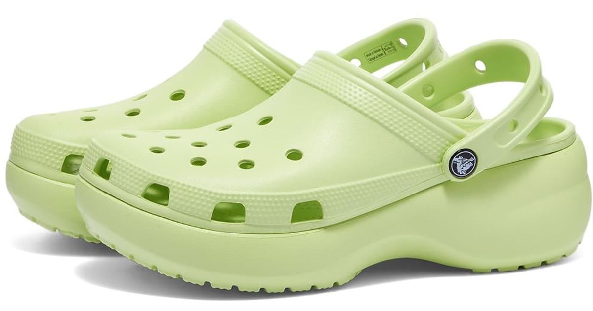 Crocs™ Classic Platform Clog W in Green Lyst