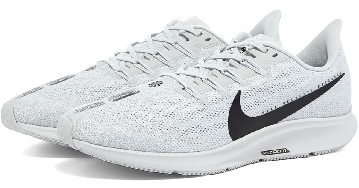 Nike Air Zoom Pegasus 36 Running Shoe in Grey for Men Lyst UK