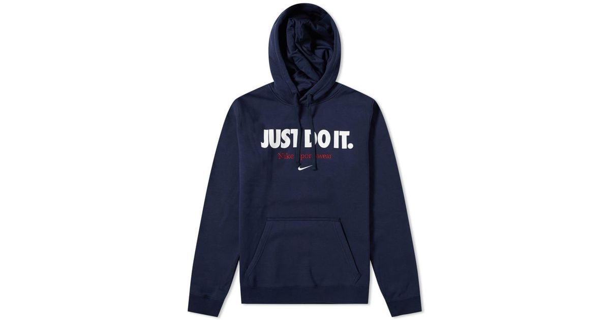 nike retro just do it hoodie