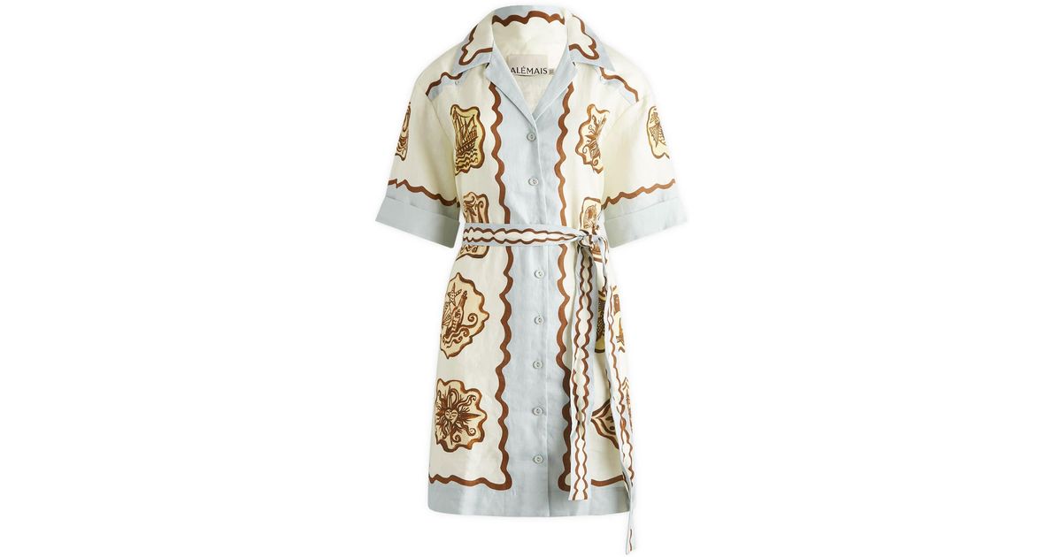 alemais relic mini dress ALÉMAIS Relic Mini Dress in White