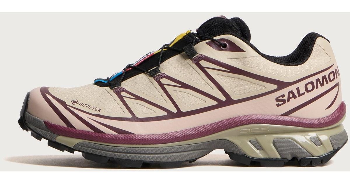 Salomon Xt-6 Gore-Tex Sneakers in Brown | Lyst