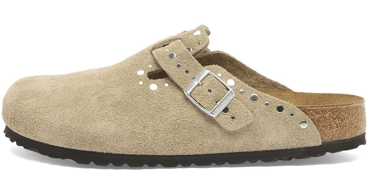 Boston Rivet Red Birkenstock Boston Rivet Clog in Brown | Lyst