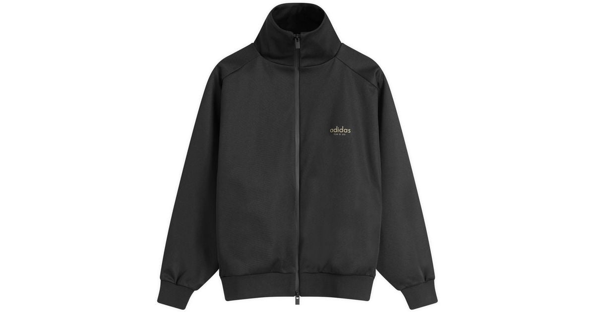 adidas × fog HEAVY FLEECE TRACK JACKET Fear of God Athletics Black adidas Originals Edition Heavy