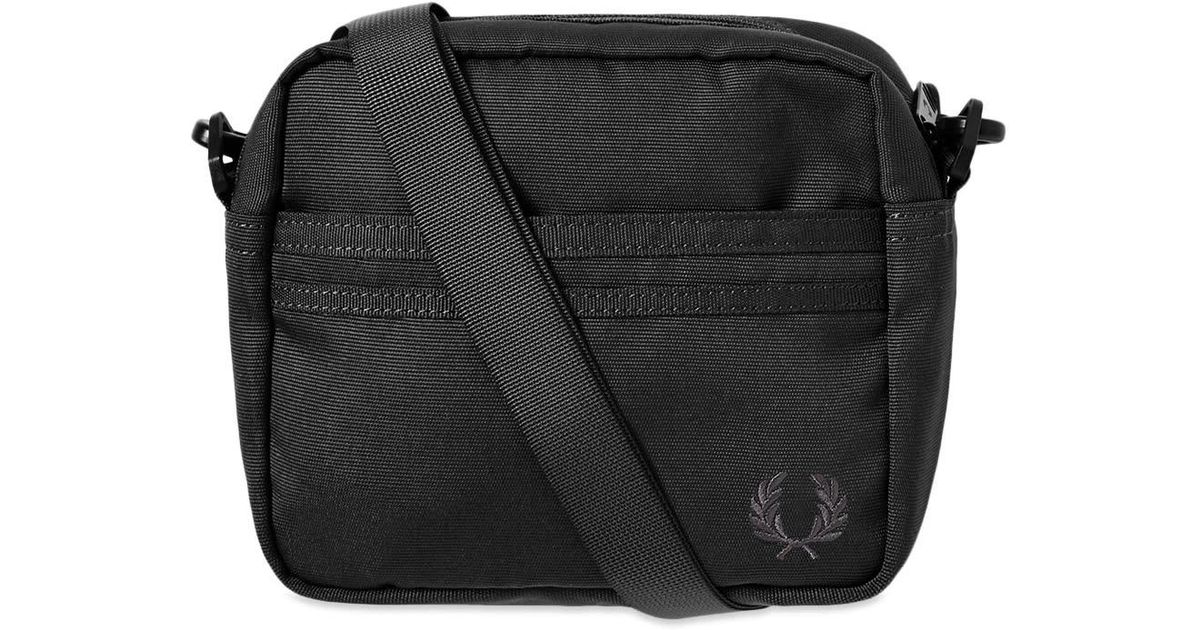 fred perry twin tipped cross body bag