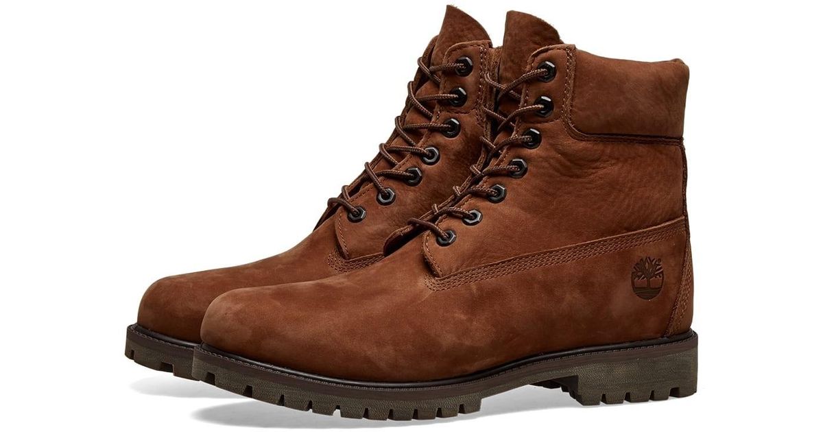timberland heritage boots brown