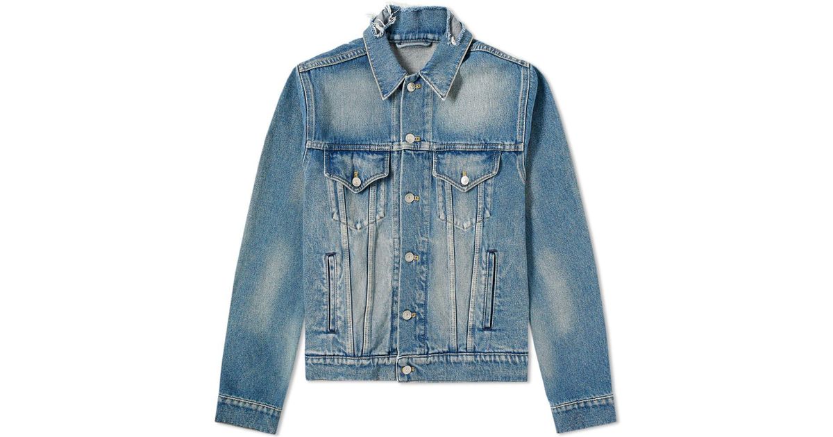 balenciaga logo denim