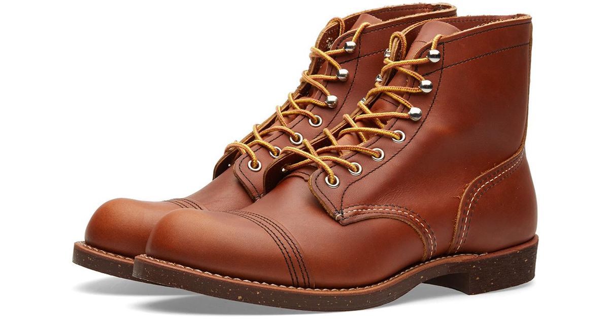 iron worker boots red wing