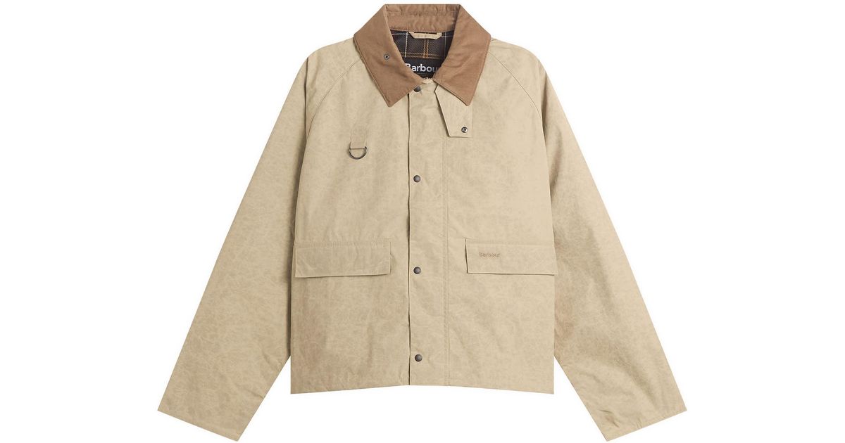 Barbour Ripstop Spey Showerproof Jacket in Natural for Men | Lyst