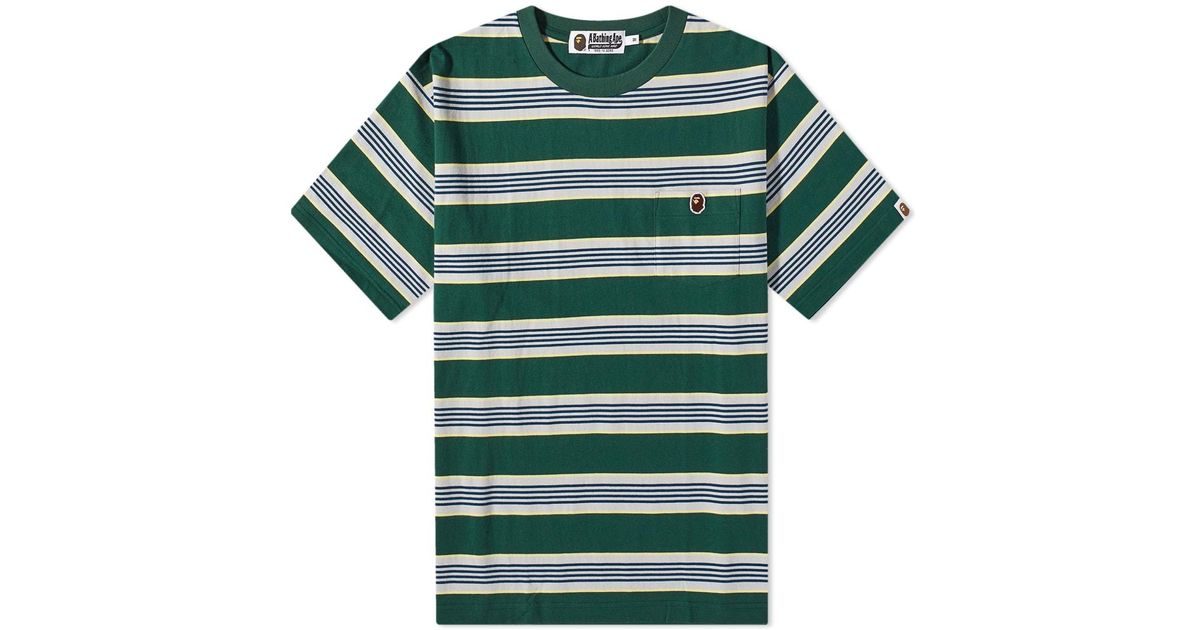 Bape Colors by Bathing Ape Relaxed Fit Tee Green