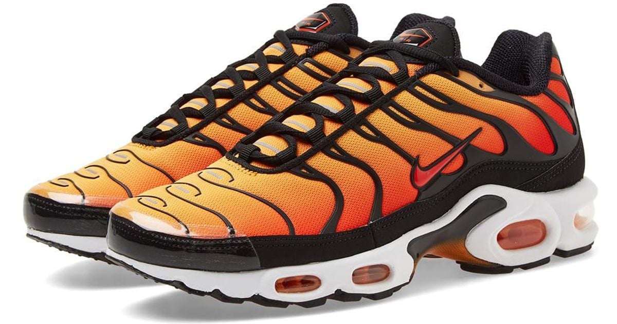 nike air max plus og orange tiger