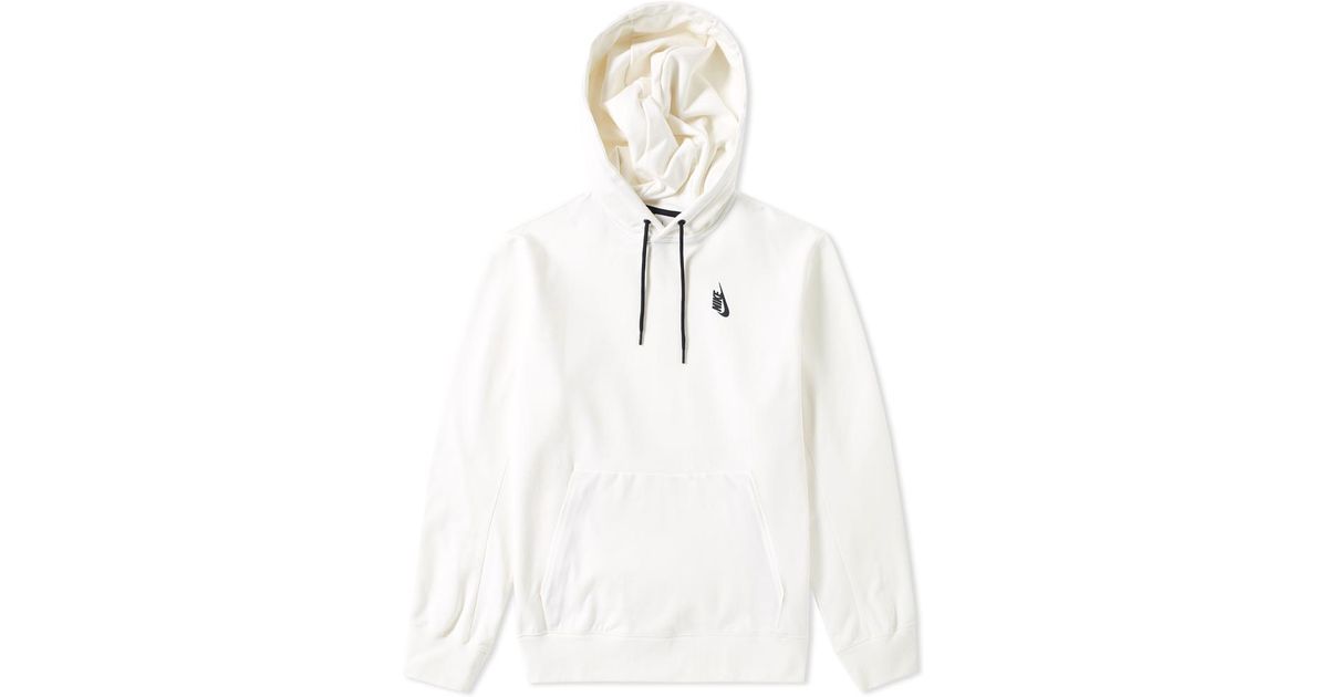 nike white hooded sweatshirt