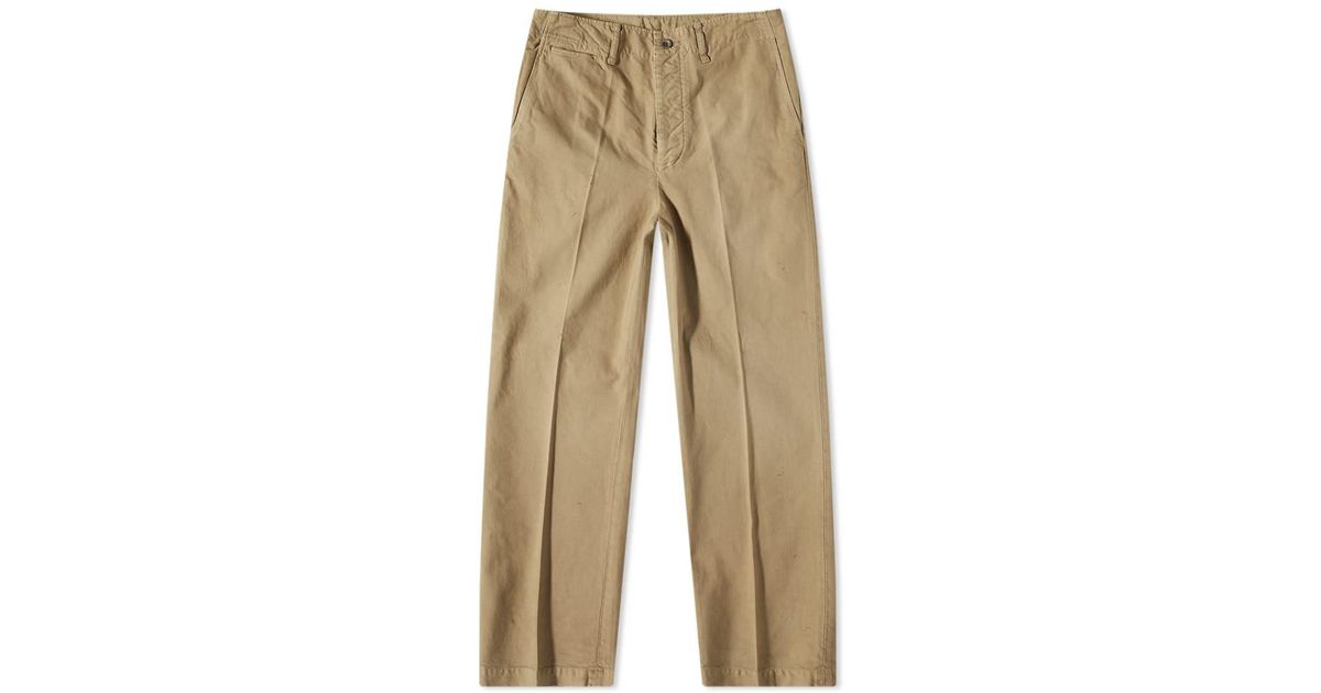 Visvim Field Chino Pant in Natural for Men | Lyst