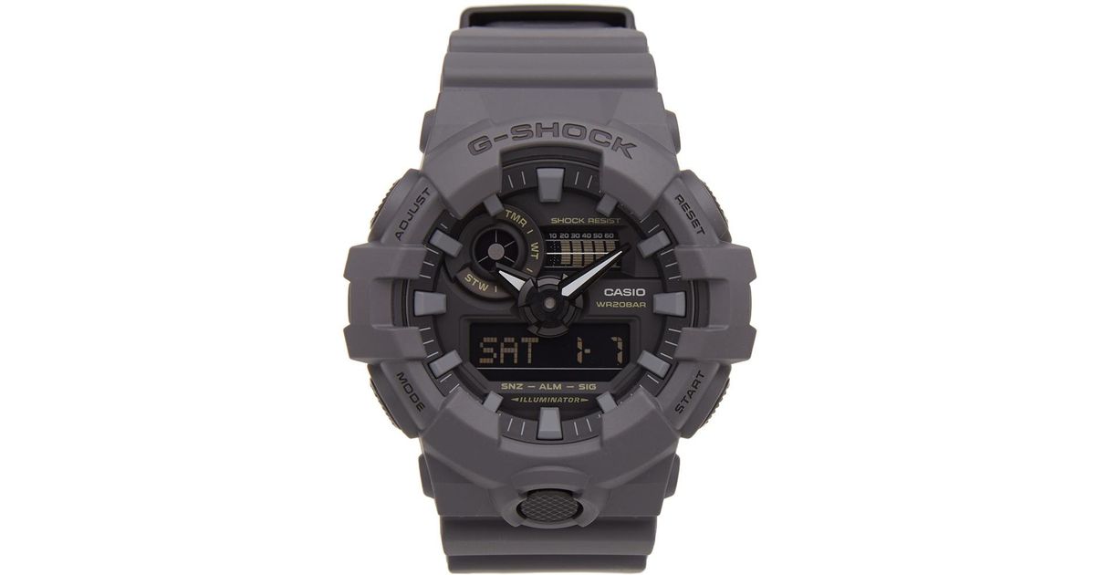 casio g shock gray