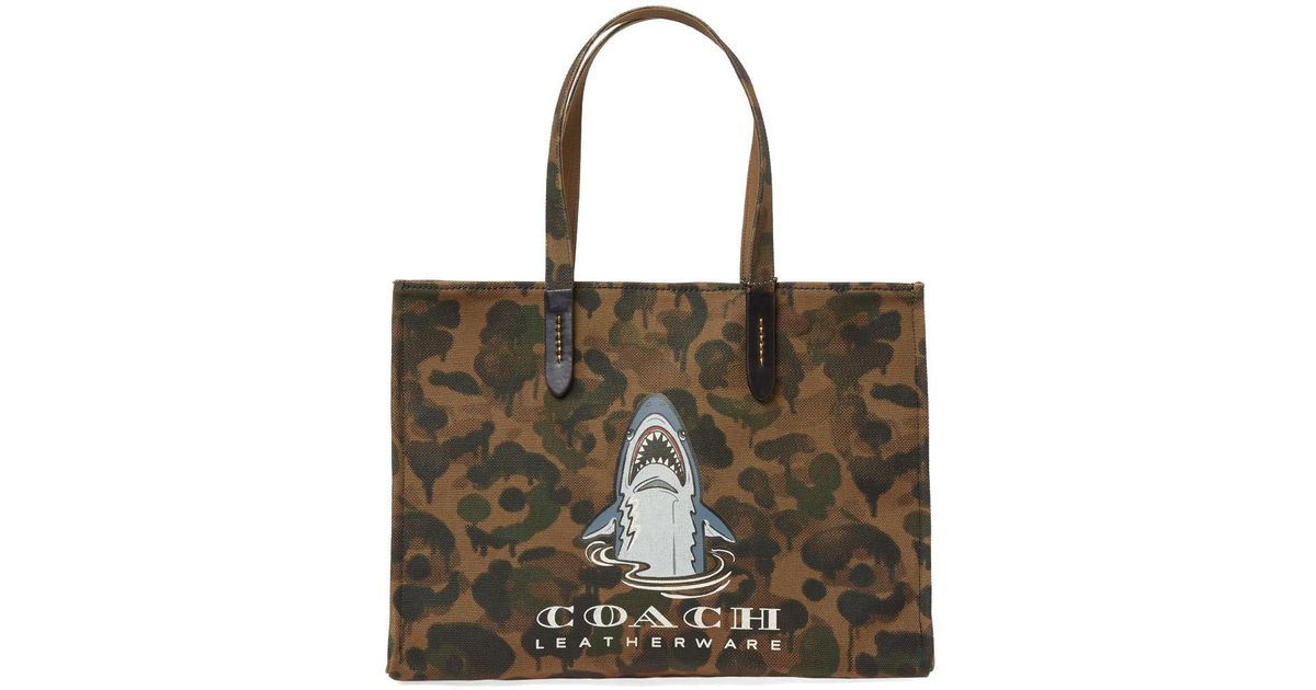 coach camouflage tote