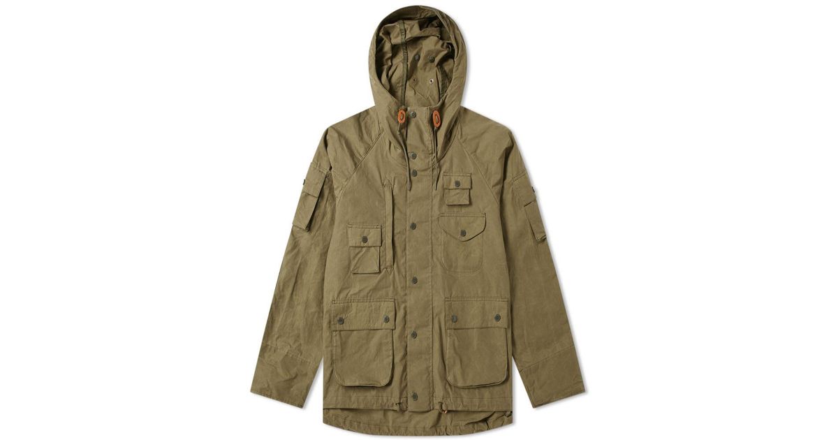 Barbour Cotton X Engineered Garments Thompson Jacket Olive in Green for ...