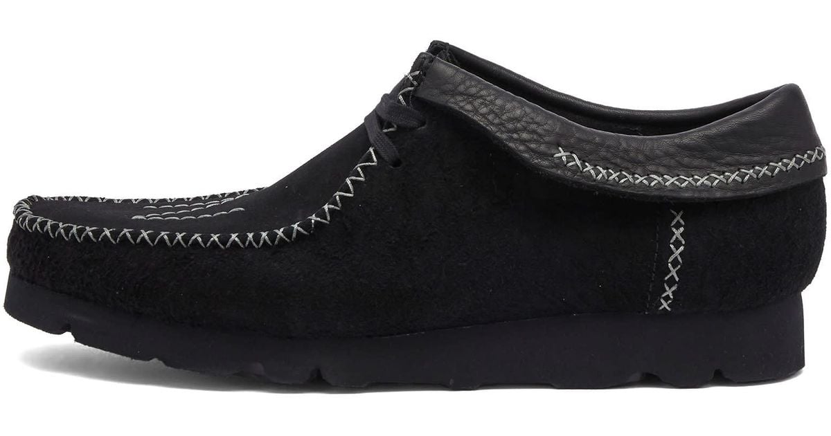 靴 NEIGHBORHOOD CLARKS WALLABEE 26cm Clarks x Neighborhood Wallabee Gore-Tex (Black) 26147139-7