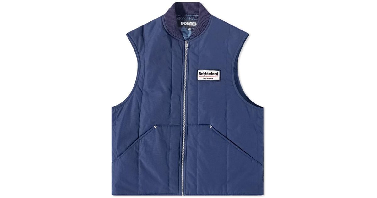 60%OFF】 M ブラックNEIGHBORHOOD ベスト VEST WORK PADDED ベスト