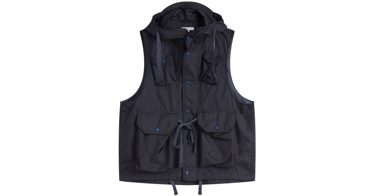 Engineered Garments Field Vest in Blue for Men | Lyst