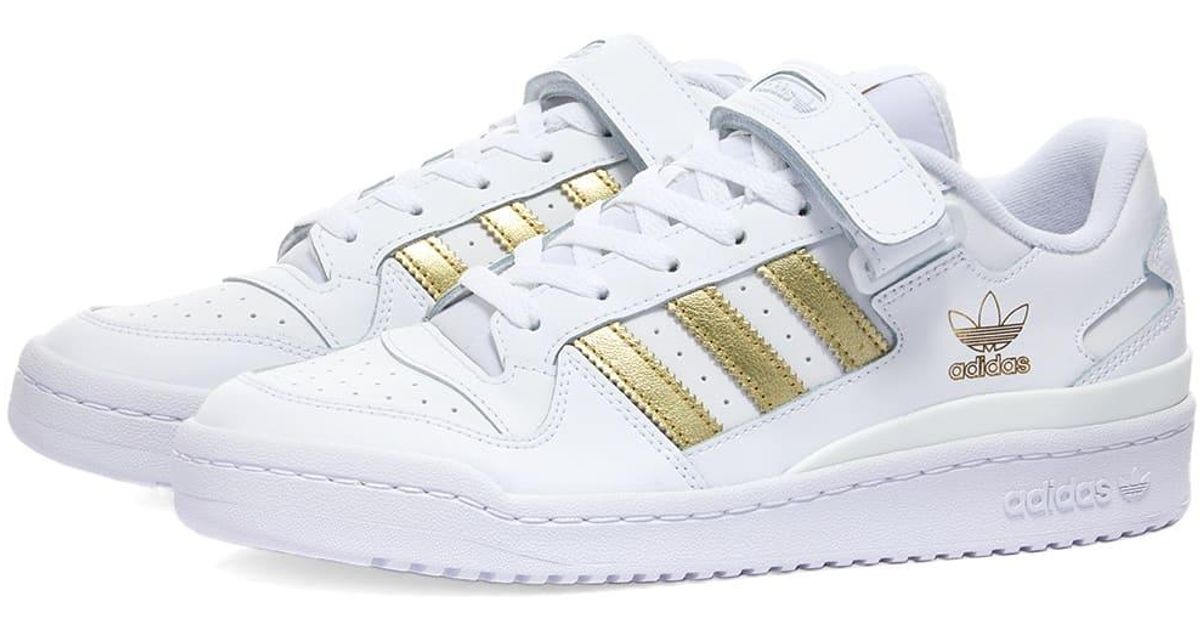 adidas Leather Forum Low W Sneakers in White - Lyst