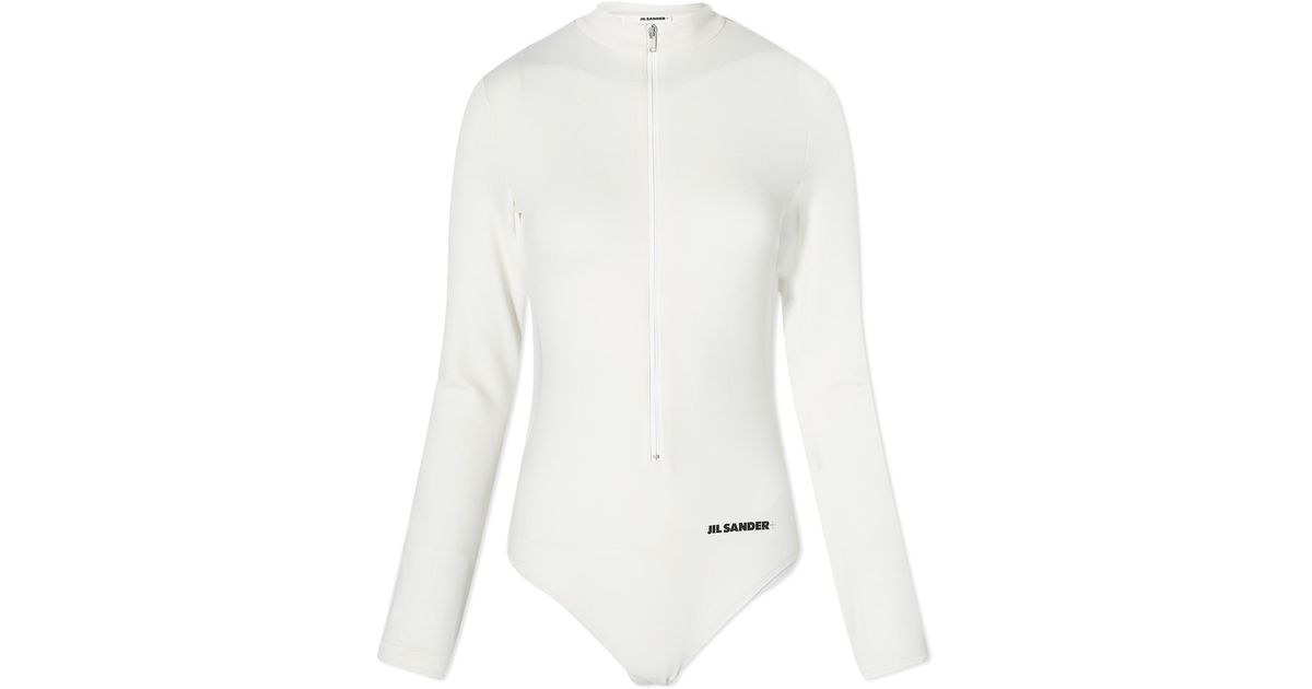 【JIL SANDER】'LOVE IS THE BEGINNING' Long Sleeve Coconut Love is The Beginning Crewneck T-Shirt - Coconut – Feature