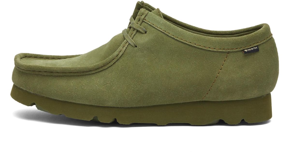 Clarks Wallabee Gore-Tex in Green for Men | Lyst Canada
