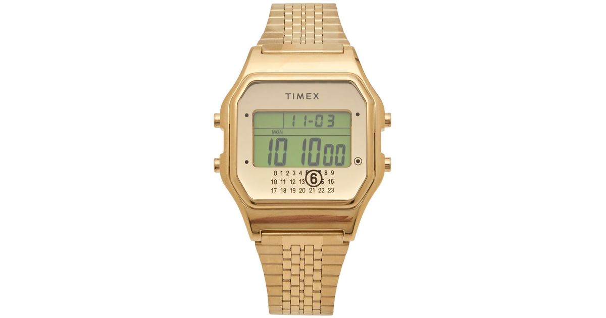 Timex X Mm6 T80-Tone Watch & Bracelet in Metallic | Lyst