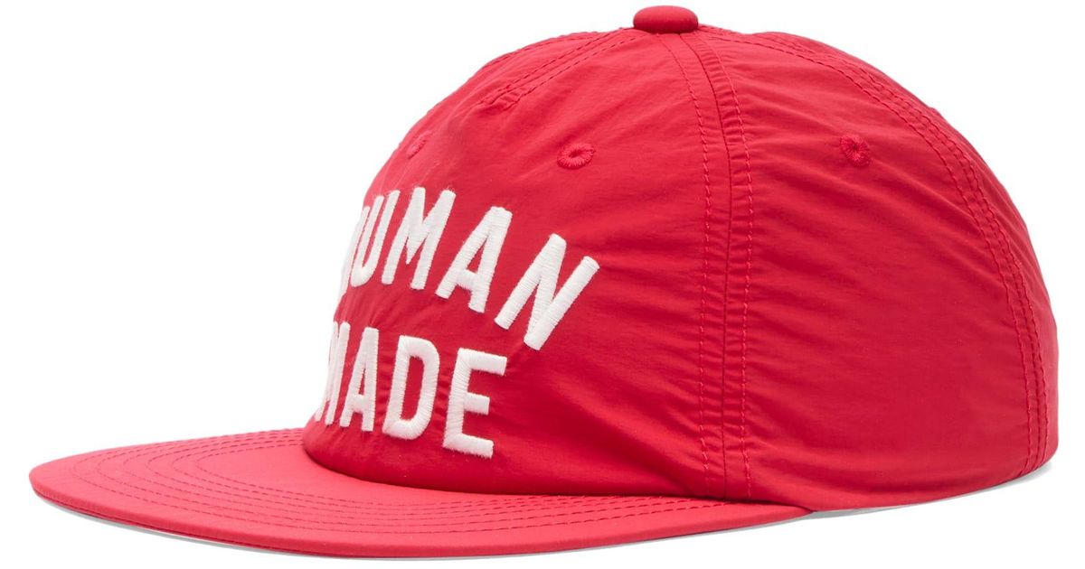 human-made-Red-Nylon-5-Panel-