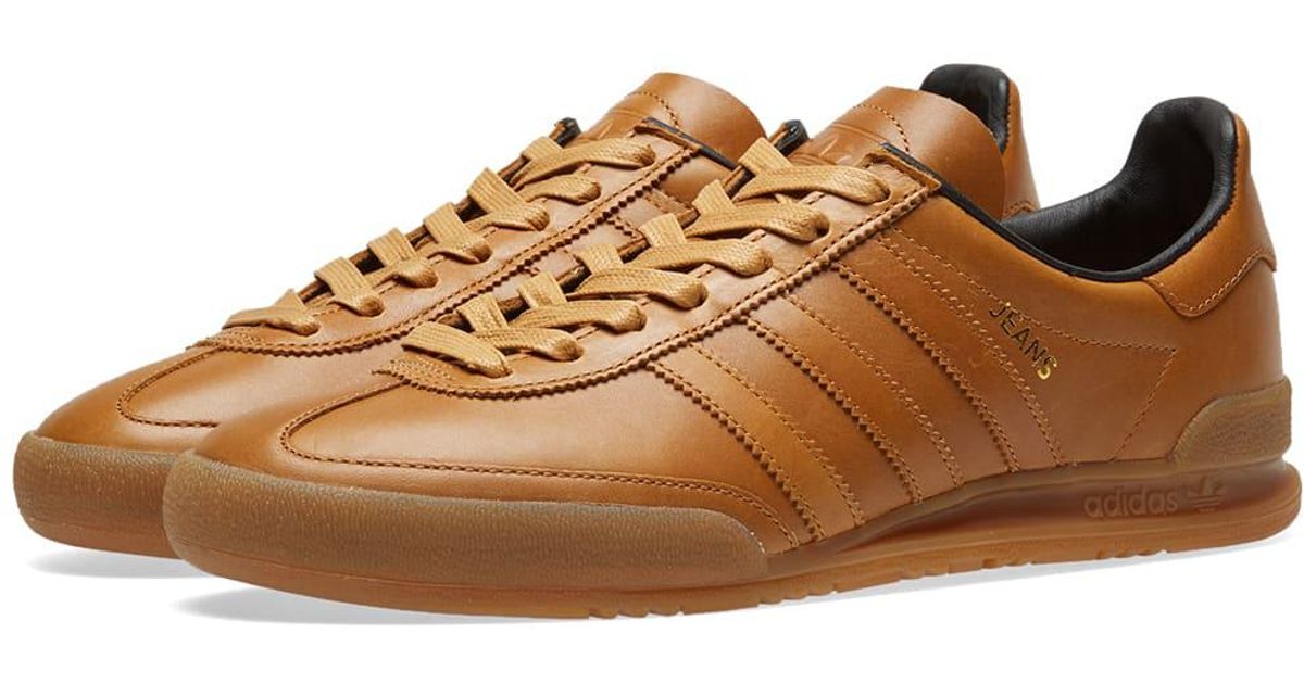 adidas Denim Jeans Mkii Sneakers in Brown for Men | Lyst