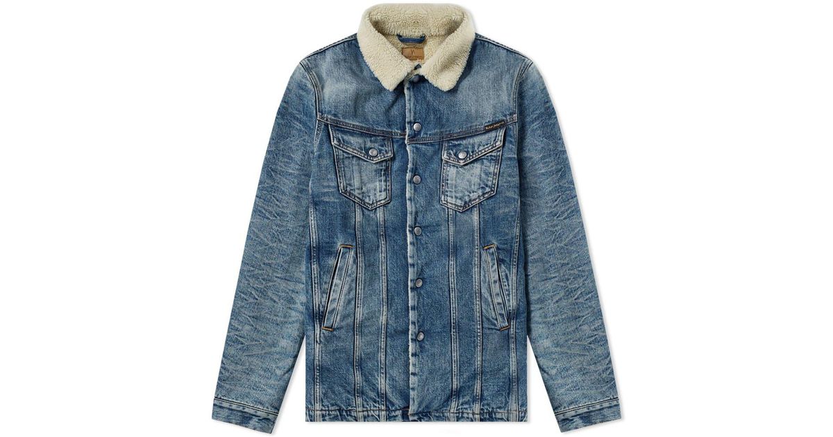 nudie sherpa jacket
