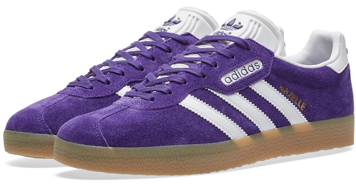 adidas gazelle super purple