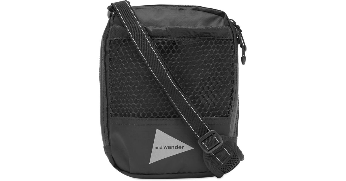 and wander ECOPAK Shoulder Pouch Black