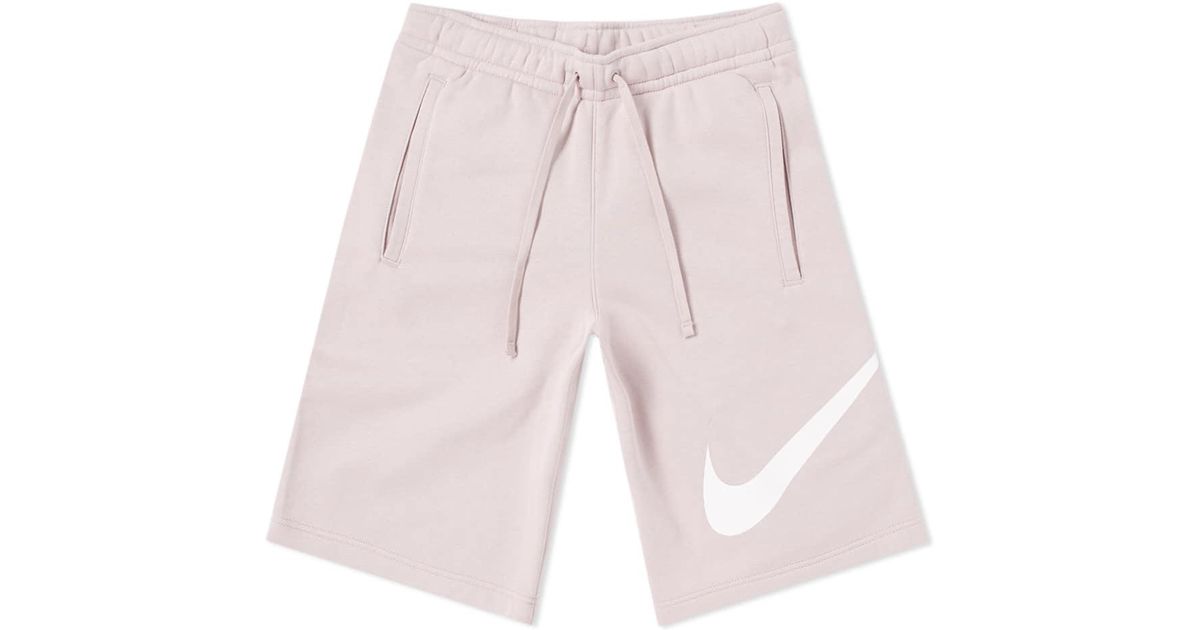 pink fleece nike shorts