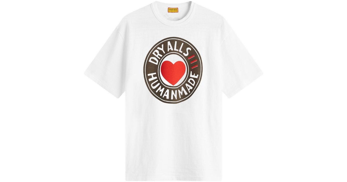 送料関税込【HUMAN MADE】Circle Graphic Tシャツ Human Made Circle Graphic T-Shirt in White for Men | Lyst