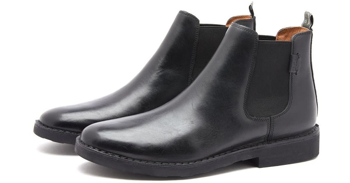 Polo Ralph Lauren Talan Leather Chelsea Boot in Black for Men | Lyst