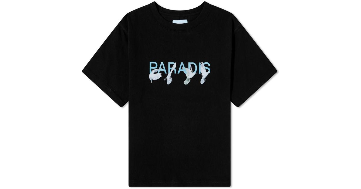 3.PARADIS Paradis Logo T-shirt in Black | Lyst