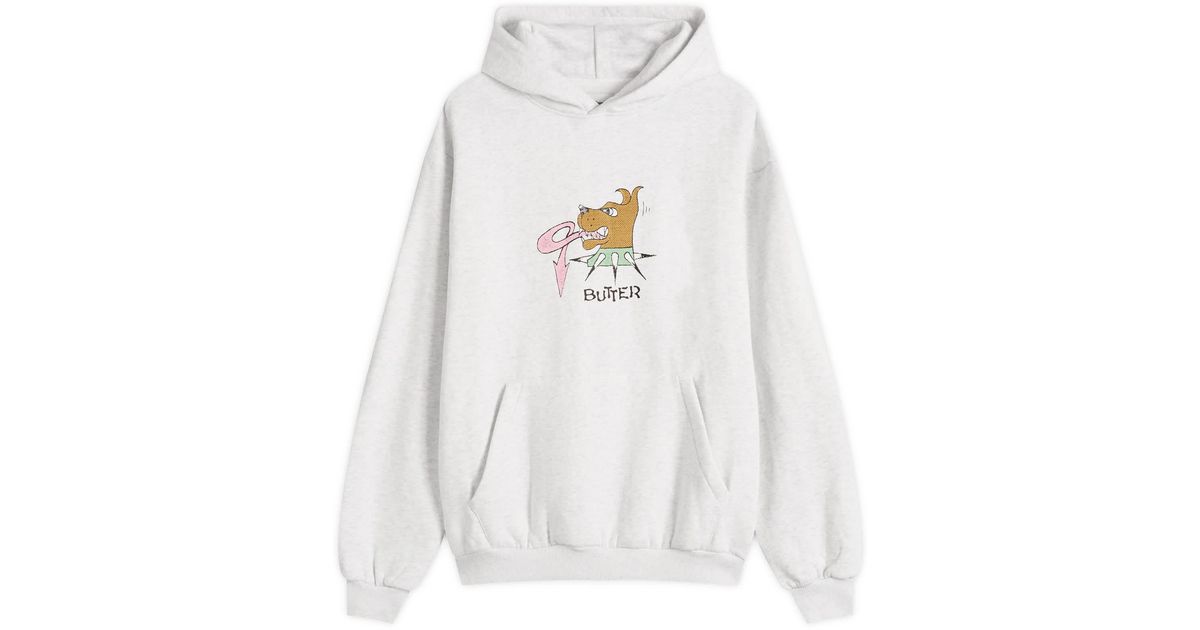 Butter Goods Canine Hoodie in White for Men | Lyst