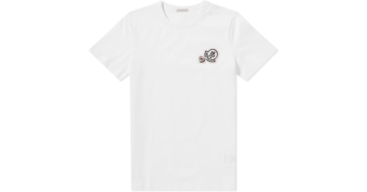 moncler t shirt double logo