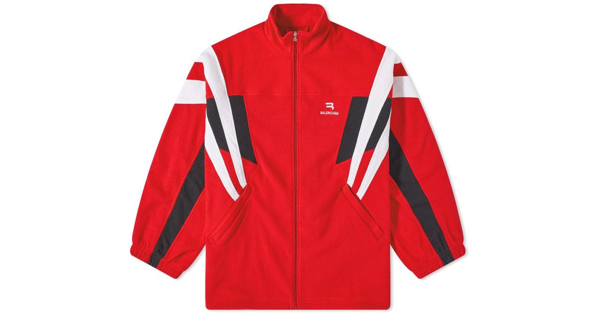 balenciaga red track jacket