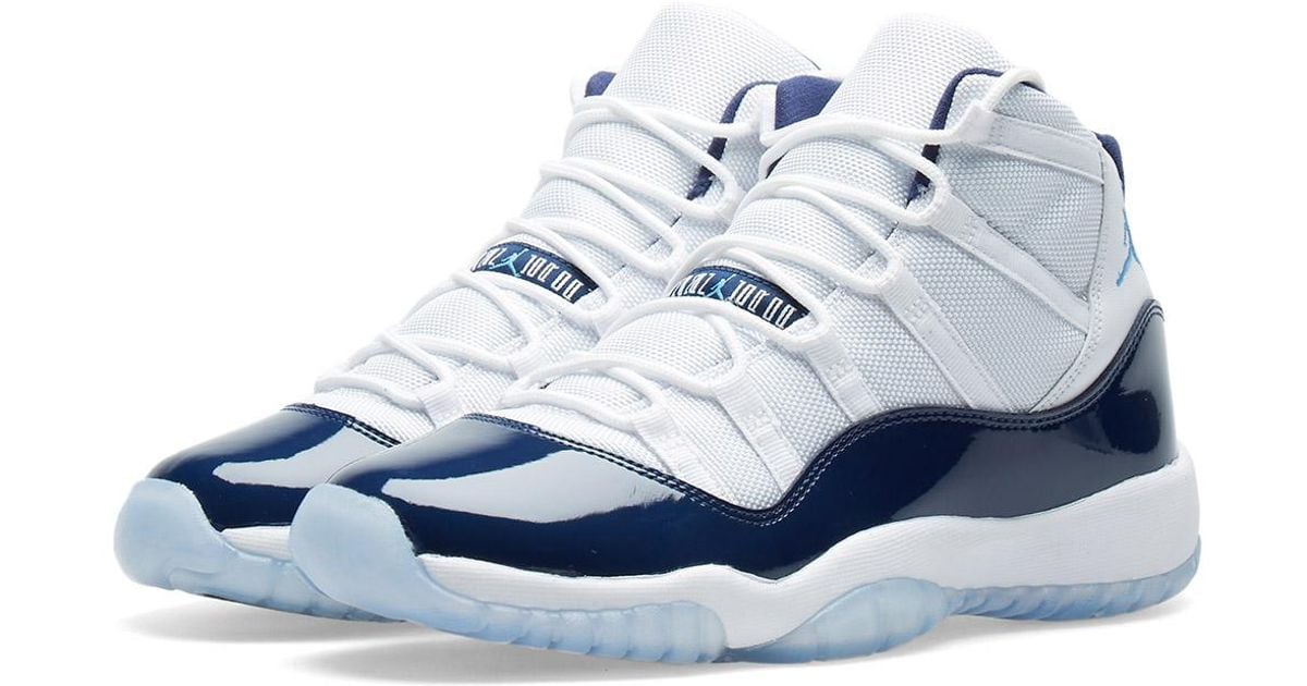 Nike Nike Air Jordan 11 Retro UNC Sneakers in White for Men - Lyst