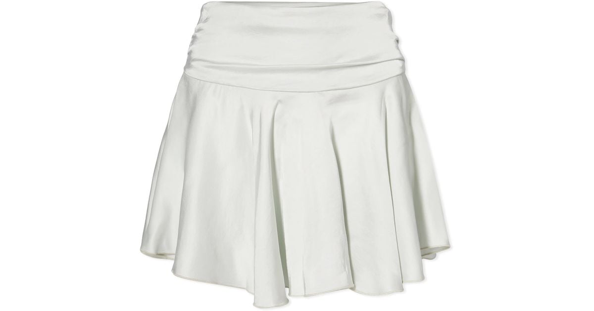 ミニスカート gimaguas Caramel stretch polyester mini skirt gimaguas-Grey-Marta-Mini-Skirt