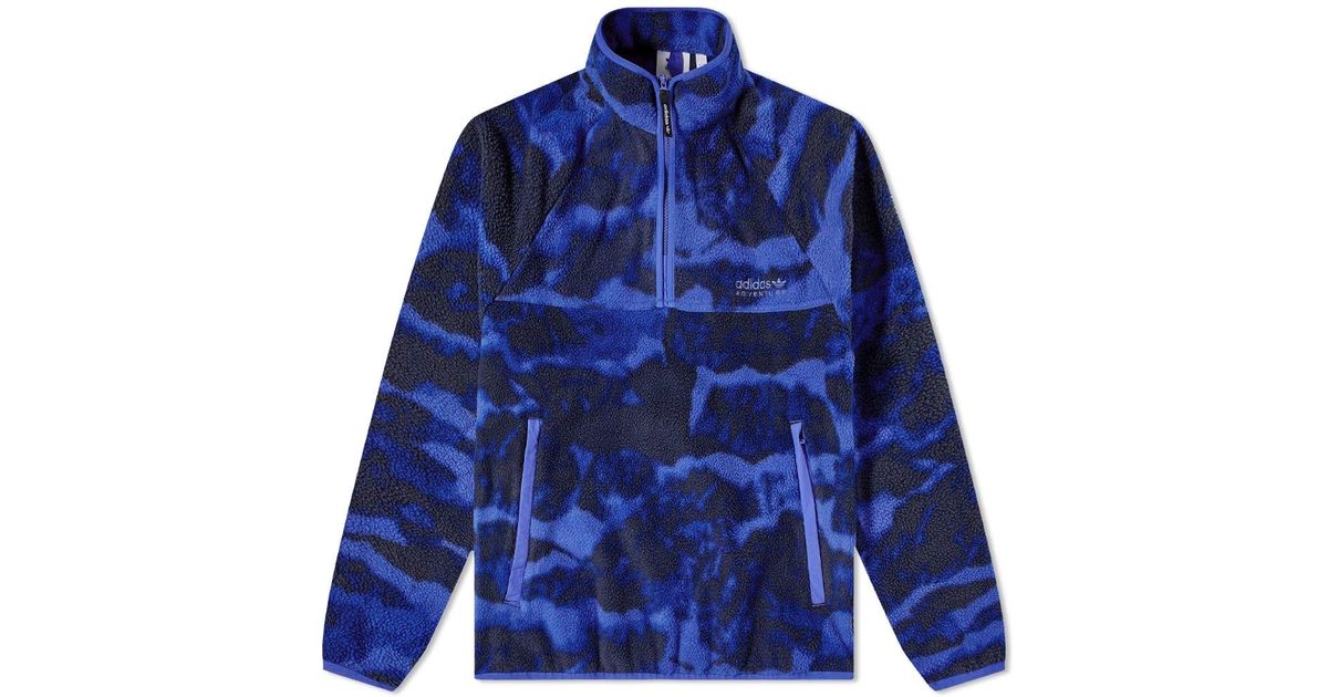 adidas Originals Men's Adventure Camo Fleece Full-Zip Jacket