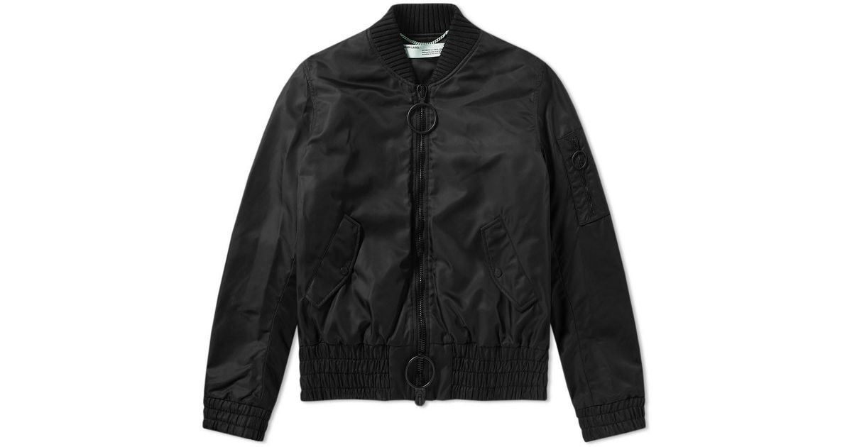 off white firetape jacket