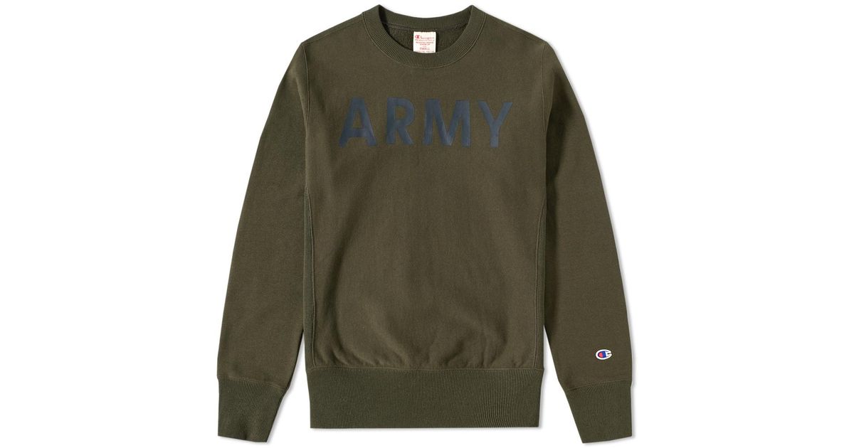 champion army sweatshirt