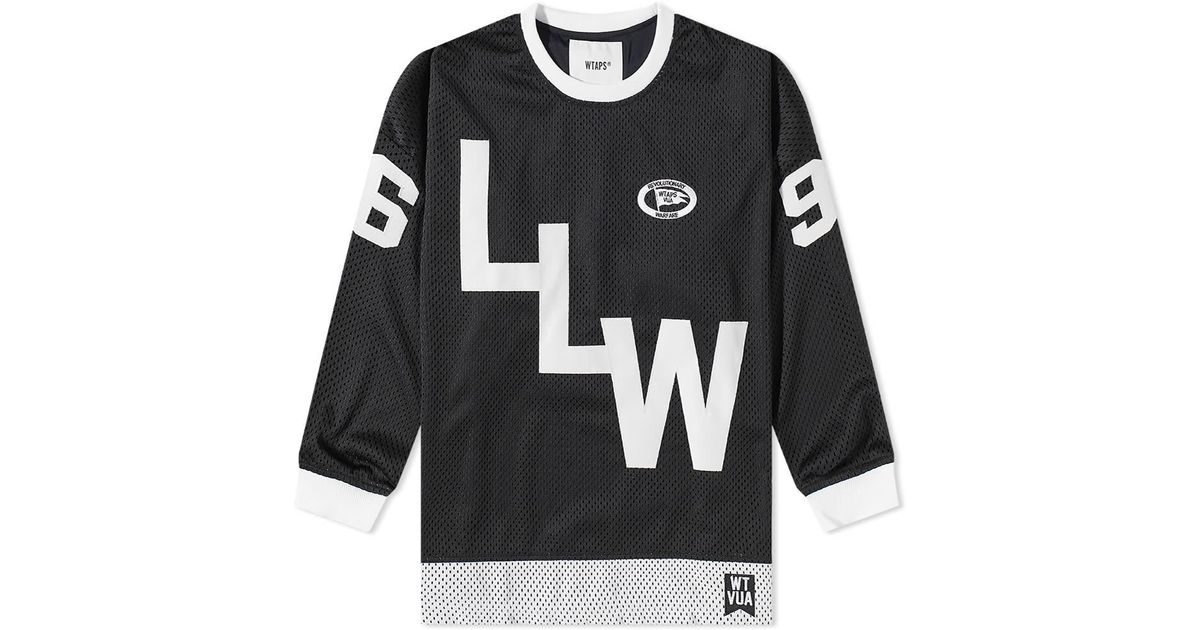 (w)taps Black Netminder Hockey Top for men