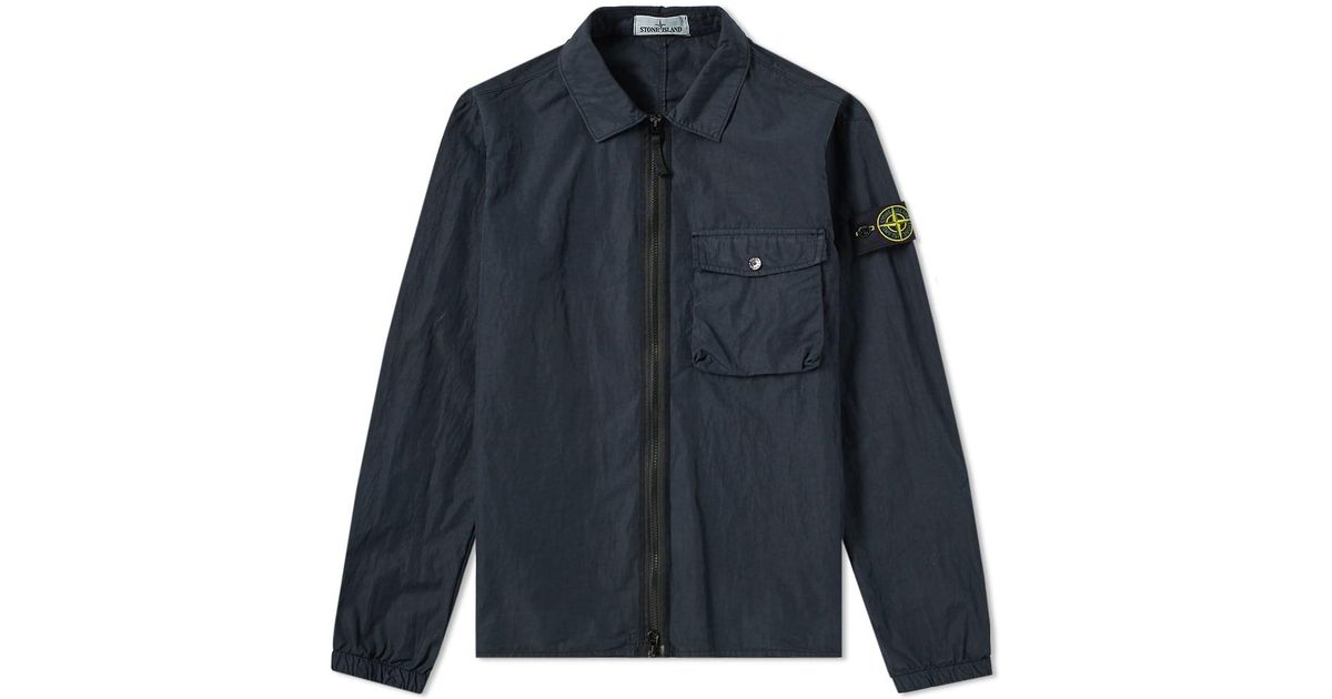 Stone Island Zip Pocket Garment Dyed 